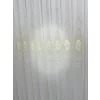 NİVEMESHOME ELİSYA 3812 GOLD IŞILTILI 1/2,5 PİLELİ BAMBU TÜL PERDE
