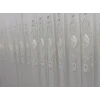 NİVEMESHOME ELİSYA 3812 GÜMÜŞ IŞILTILI  1/3 PİLELİ  BAMBU TÜL PERDE