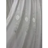 NİVEMESHOME ELİSYA 3812 SILVER SHIMMERING 1/3 PILED BAMBOO NET CURTAIN