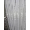 NİVEMESHOME ELİSYA 3812 SILVER SHIMMERING 1/3 PILED BAMBOO NET CURTAIN