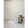 NİVEMESHOME EYMES 1/3 SIK PİLELİ TÜL PERDE APM