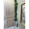 NİVEMESHOME FT632255 V-115 ANTAKYA Creme 1/3 eng gesmokt Vorhang Panel