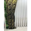 NİVEMESHOME GÖKYÜZÜ 08 CURTAIN BLACK-GOLD 1/3 TIGHT PLEATED CURTAIN APM
