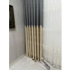 NİVEMESHOME GÖNEN DARK GRAY-CREAM 671539 V-101 1/3 THICK PILED CURTAIN APM
