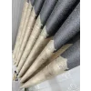NİVEMESHOME GÖNEN DARK GRAY-CREAM 671539 V-101 1/3 THICK PILED CURTAIN APM