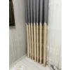 NİVEMESHOME GÖNEN DARK GRAY-CREAM 671539 V-101 1/3 THICK PILED CURTAIN APM