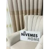 NİVEMESHOME HAYALLIFE АНТАКИЯ V-5201 1/3 ТЕСТЯНЫЙ ШТАПИКОВЫЙ ПОДВЕШЕННЫЙ ШТОРЫ АПМ