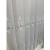 NİVEMESHOME HELEN GÜMÜŞ DETAYLI 1/3 SIK PİLELİ TÜL PERDE APM