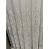 NİVEMESHOME HÜZZAM ALTIN DETAYLI 1/3 SIK PİLELİ TÜL PERDE APM