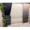 NİVEMESHOME VELVET DRIPPING 1/3 DENSE PLEATED TULLE CURTAIN APM
