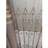 NİVEMESHOME VELVET DRIPPING 1/3 DENSE PLEATED TULLE CURTAIN APM