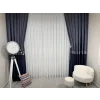 NİVEMESHOME KARAN SILBER 1/3 GEFALTETER TÜLL VORHANG APM