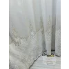 NIVEMESHOME LAL GOLD DETAYLI 2843 1/3 SIK PİLELI TÜL PERDE APM
