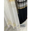 NIVEMESHOME LOTUS GOLD İŞLEMELİ 1/2,5 SIK PİLELİ TÜL PERDE APM