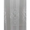 NİVEMESHOME LUNA GEOMETRIC PATTERNED 1/3 THICK PLEATED TULLE CURTAIN APM