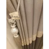 NİVEMESHOME MARİLYA GRAY/GOLD 1/3 DENSE PILE BACKDROP CURTAIN
