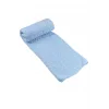 MANTA PARA BEBÉ DE 100X120 AZUL CON CORAZONES MERINOS