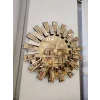 NİVEMESHOME METAL DUVAR SAATİ 72X71 GOLD