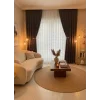 NİVEMESHOME MAGIC 1-0060 FULL PATTERN ECRU 1/3 LAYERED TULLE CURTAIN