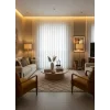 NİVEMESHOME MILA HALF PATTERNED 1/3 RUFFLED TULLE CURTAIN APM