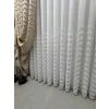 NİVEMESHOME MILA HALF PATTERNED 1/3 RUFFLED TULLE CURTAIN APM