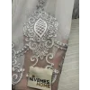 NİVEMESHOME MILANO 4014 SILBER DETAILLIERTES 1/3 DICHT GEFALTERTES VOILE-VORHANG APM
