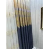 NİVEMESHOME MİLAS ANTHRACITE-GOLD 671539 1/3 THICK PILE CURTAIN APM
