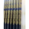 NİVEMESHOME MİLAS LACIVERT-GOLD 671539 1/3 DENSE PLEATED BACKGROUND CURTAIN APM