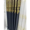 NİVEMESHOME MİLAS LACIVERT-GOLD 671539 1/3 DENSE PLEATED BACKGROUND CURTAIN APM