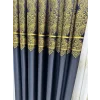 NİVEMESHOME MİLAS LACIVERT-GOLD 671539 1/3 DENSE PLEATED BACKGROUND CURTAIN APM