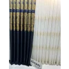 NİVEMESHOME MİLAS LACIVERT-GOLD 671539 1/3 DENSE PLEATED BACKGROUND CURTAIN APM