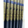 NİVEMESHOME MİLAS LACIVERT-GOLD 671539 1/3 DENSE PLEATED BACKGROUND CURTAIN APM