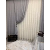 NİVEMESHOME MIZRAKLI FIR0914 AR03102 V-105 GRİ 1/2,5 SIK PİLELİ TÜL PERDE APM