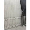 NİVEMESHOME MODERN ZIRH GÖRÜNÜMLÜ ECRÚ 1/3 PLISADA CORTINA DE TUL APM