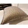 NİVEMESHOME MONET ZIGZAG FIBER-FILLED CUSHION YELLOW-CREAM 45 X 45