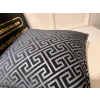 NİVEMESHOME MONET ZİGZAG PILLOW COVER ANTHRACITE-GRAY 45 X 45