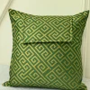 NIVEMESHOME MONET ЗИГЗАГ ПОДУШКА ЧЕХОЛ БЕЖЕВЫЙ 45 X 45
