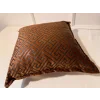 NİVEMESHOME MONET ZİGZAG PILLOW COVER COFFEE-ANTHRACITE 45 X 45