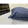 NİVEMESHOME MONET ЗИГЗАГ ПОДУШКА КРЫШКА СИНИЙ 45 X 45