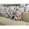 NİVEMESHOME MOZAİK BORDO-GRİ(45X45) KIRLENT KILIFI