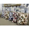 NİVEMESHOME MOZAİK MAVİ-BEYAZ (45X45) KIRLENT KILIFI
