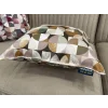 NİVEMESHOME MOZAİK YEŞİL-KAHVE (45X45) KIRLENT KILIFI