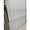 NİVEMESHOME ÖYKÜ 2775 TÜL PERDE 1/3 SIK PİLELİ BEYAZ TÜL PERDE APM