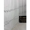 NİVEMESHOME PERLİNA GÜMÜŞ  1/2,5 PİLELİ TÜL PERDE APM