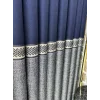 NİVEMESHOME RETRO(HAVANA V-510) NAVY- GREY 1/3 TIGHT PLEAT DRAPERY APM