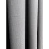 NİVEMESHOME ROMA 18542-D GRİ KETEN 1/3 SIK PİLELİ FON PERDE APM