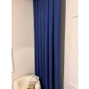 NİVEMESHOME ROMA 18542-D K.İNDİGO LEINEN 1/3 DICHT GESTAPELTE FOND-VORHANG APM
