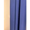 NİVEMESHOME ROMA 18542-D K.İNDİGO LEINEN 1/3 DICHT GESTAPELTE FOND-VORHANG APM