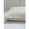 NIVEMESHOME FUNDA DE COJÍN AMARILLA CON DISEÑO GEOMÉTRICO JUEGO DE 2 50X70