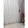 NİVEMESHOME SEDEF 1-094P YARI DESEN EKRU 1/3 PİLELİ TÜL PERDE